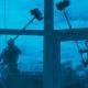Industriekletterer bei Glasfassadenreinigung
