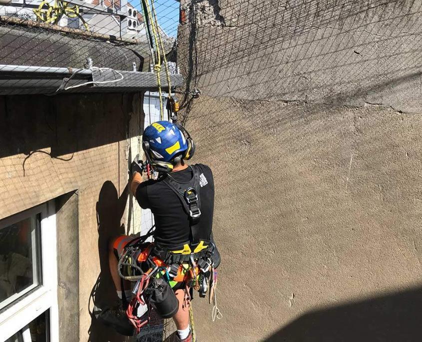 Taubenabwehr Installation Netz